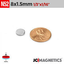 8mm x 1.5mm Magnets - Set of 10